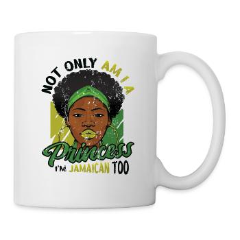 Jamaican Princess, I am Jamaican. - Mug - white - Right