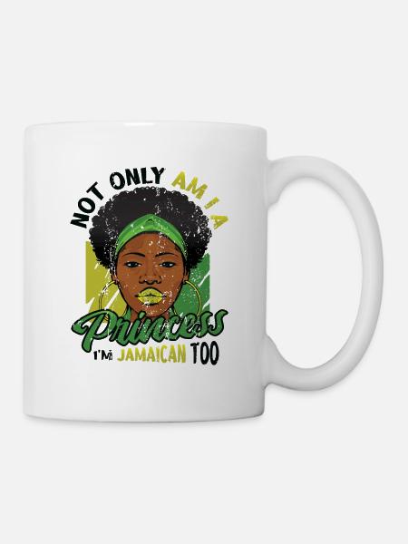 Jamaican Princess, I am Jamaican. - Mug - white