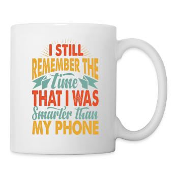 Je me souviens encore de l’époque - Funny Dad Jokes - Mug blanc - blanc - Droite