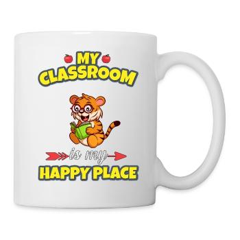 My Classroom Is My Happy Place Elementary Teacher - Mug - white - Right