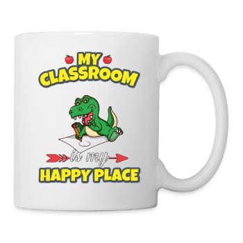 My Classroom Is My Happy Place Elementary Teacher - Mug - white - Right