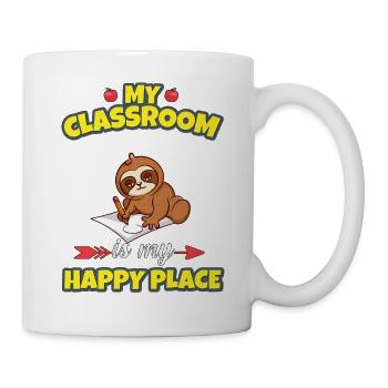 My Classroom Is My Happy Place Elementary Teacher - Mug - white - Right