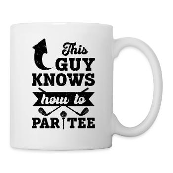 Dieser Typ Weiß, Wie Man T -Shirt - Golf - Tasse - Weiß - Rechts