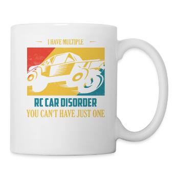 J’ai plusieurs RC Car Disorder Modèle de voiture - Mug blanc - blanc - Droite