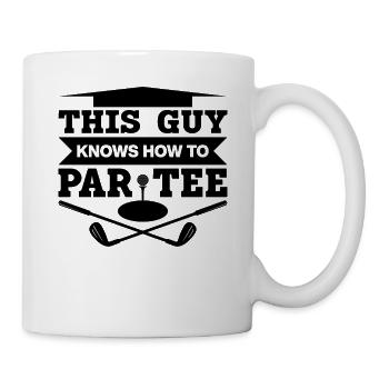 Dieser Typ Weiß, Wie Man T -Shirt - Golf - Tasse - Weiß - Rechts