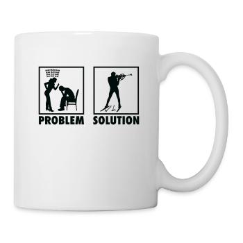 Winter Sports Athletes Statement Problem Solution. - Tasse - Weiß - Rechts