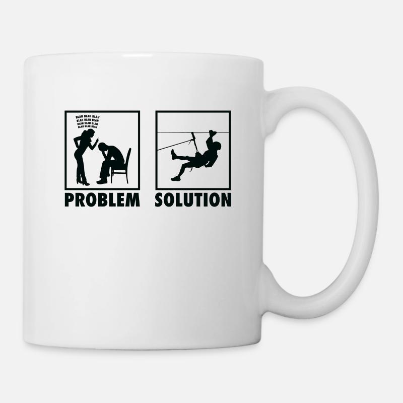 Mountain Climbing Mountain Climbers Statement - Tasse - Weiß
