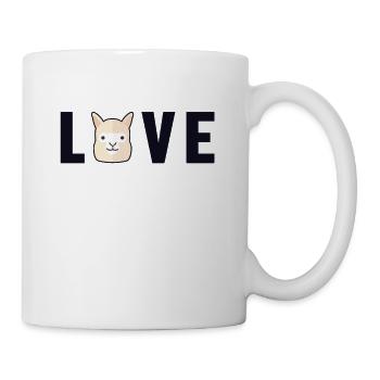 Love Lama Alpaca Pako Éleveur d'alpagas - Mug blanc - blanc - Droite