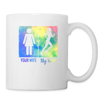 Lustig Laufen Liebhaber Joggen Liebhaber Läufer - Tasse - Weiß - Rechts