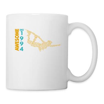 Awesome since 1994. Wakeboard Lifestyle - Tasse - Weiß - Rechts