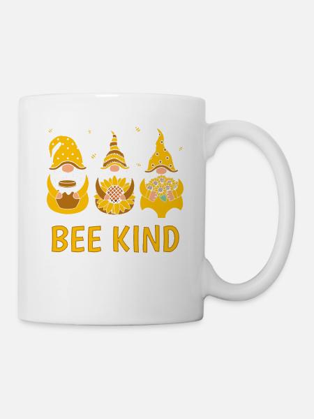 Bee Kind - Tasse - Weiß