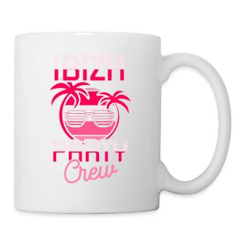 Ibiza Party Crew Spain Summer Holiday - Mug - white - Right