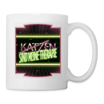 falbkatze humor perserkatze tier lustig spaß - Tasse - Weiß - Rechts