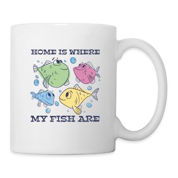 Aquarium Fische Fischzüchter Fische Prachtguppy - Tasse - Weiß - Rechts