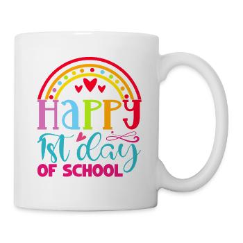 Welcome Back To School First Day of School Teacher - Mug - white - Right