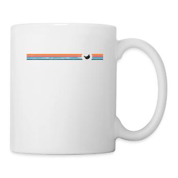 Banana Vegan Lover Retro Veggie Fruit Gift idea - Tasse - Weiß - Rechts