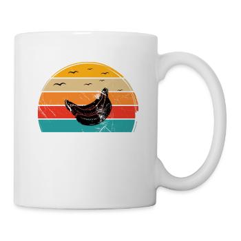 Banana Vegan Lover Retro Veggie Fruit Idée cadeau - Mug blanc - blanc - Droite
