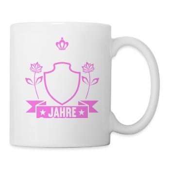 14. Geburtstag 14 Jahre Perfektion Prinzessin - Tasse - Weiß - Rechts
