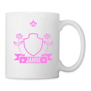 16. Geburtstag 16 Jahre Perfektion Prinzessin - Tasse - Weiß - Rechts