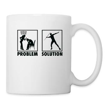 Athletics Athletes Statement Solution au problème. - Mug blanc - blanc - Droite