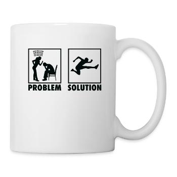 Athletics Athletes Statement Solution au problème. - Mug blanc - blanc - Droite