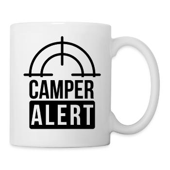 Camper Alert Gaming Streamer Gamer Warzone Zocker - Mug - white - Right