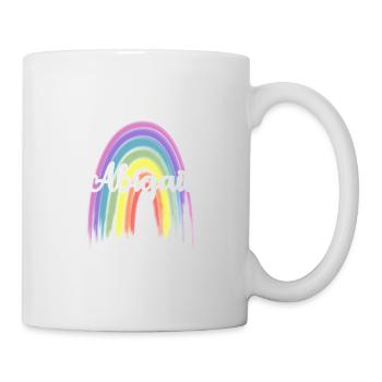 ABIGAIL Rainbow Cursive - Mug - white - Right