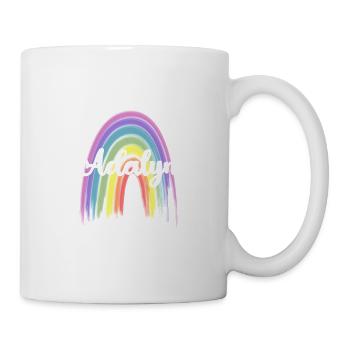 AALIYAH Rainbow Cursive - Tasse - Weiß - Rechts