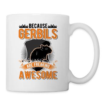 Gerbil Gift Racing Rat Germesau - Mug - white - Right