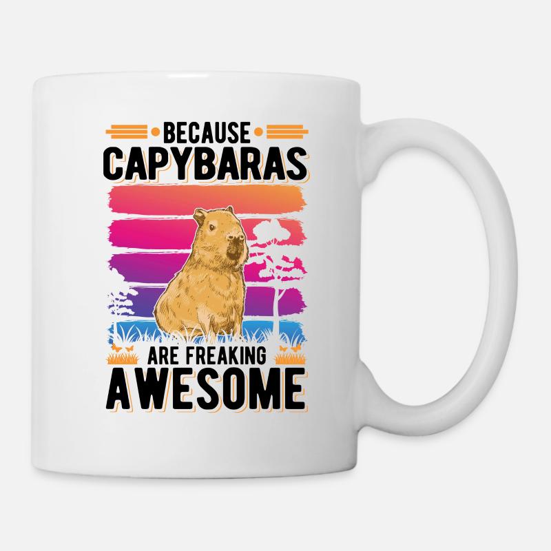 Capybara Cadeau Capibara Capybara - Mug blanc - blanc