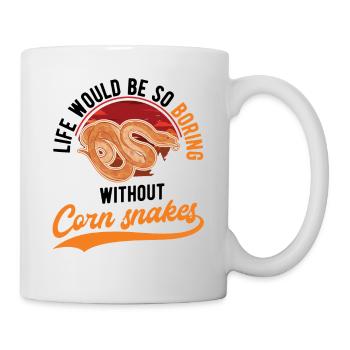 Corn Snake Cadeau Corn Snake - Mug blanc - blanc - Droite