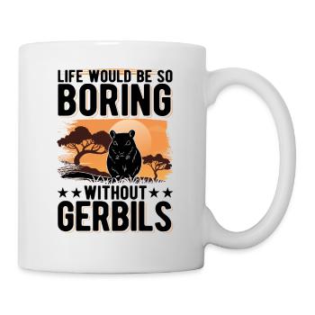 Gerbil Gift Racing Rat Germesau - Mug - white - Right