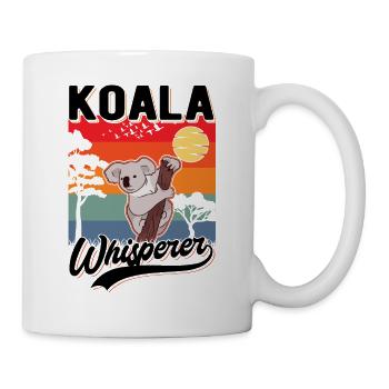 Koala Flüsterer Koala Whisperer Koalabär - Tasse - Weiß - Rechts
