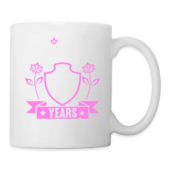 Fille de 70 ans 70 bday Queen 70 anniversaire - Mug blanc - blanc - Droite
