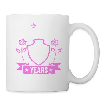 Fille de 50 ans 50 bday Queen 50 anniversaire - Mug blanc - blanc - Droite