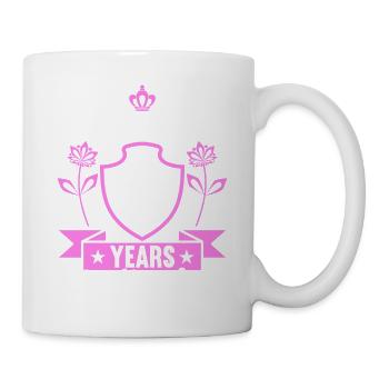 Fille de 40 ans 40 bday Princesse 40 anniversaire - Mug blanc - blanc - Droite