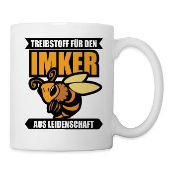 Treibstoff für den Imker - Tasse - Weiß - Rechts
