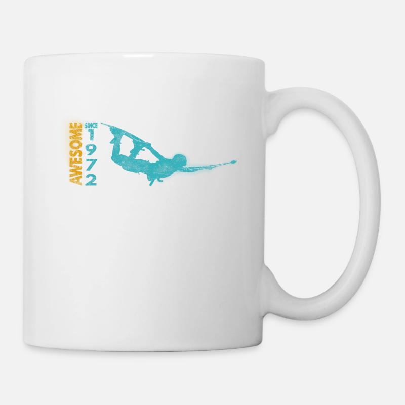 Awesome since 1972. Wakeboard Lifestyle - Tasse - Weiß