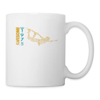 Awesome since 1975. Wakeboard Lifestyle - Mug - white - Right