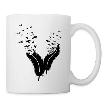 Rebondir - Mug blanc - blanc - Droite