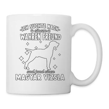 Magyar Vizsla Hundeschule Vizsla Gassi Hunde - Tasse - Weiß - Rechts