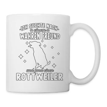 Lustig Rottweiler Hunde Hundeschule Rottweiler - Tasse - Weiß - Rechts