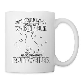 Rottweiler Hundeschule Rottweiler Gassi Hunde - Tasse - Weiß - Rechts