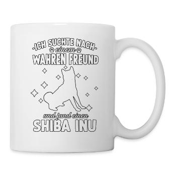 Shiba Inu Lustiges Shiba Inu Gassi Hundesport - Tasse - Weiß - Rechts
