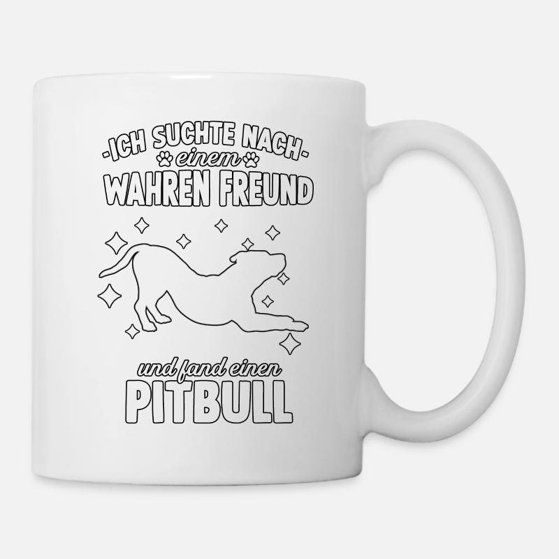 Hundetraining Pitbull Terrier Hunde Fan Pitbull - Tasse - Weiß