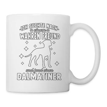 Lustig Dalmatiner Hunde Hundeschule Dalmatiner - Tasse - Weiß - Rechts