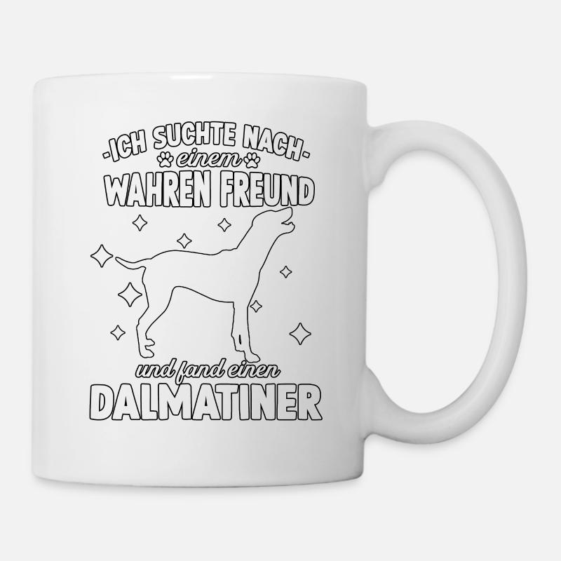 Dalmatiner Hundeschule Dalmatiner Gassi Hunde - Tasse - Weiß