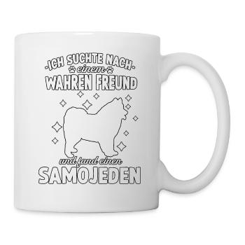 Samojeden Hundeschule Samojede Gassi Hunde - Tasse - Weiß - Rechts