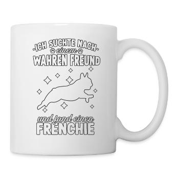 Hundetraining Französische Bulldoggen Fan Frenchie - Tasse - Weiß - Rechts