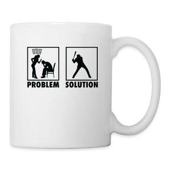 Baseball Baseball Players Statement Problem - Tasse - Weiß - Rechts